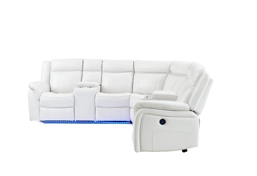 Um02 Blanche White Sectional - Golden Home Furniture (Columbus, OH) - Multi Location