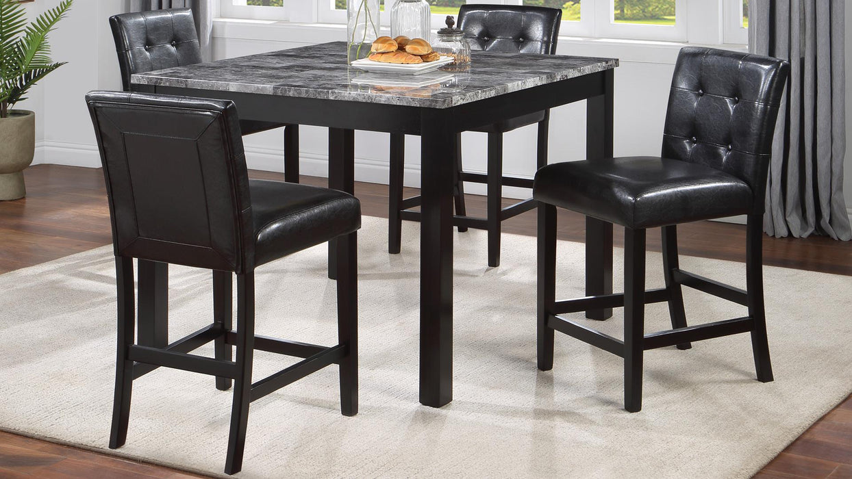 Jasper COUNTER TABLE W/ 4 CHAIRS - D202-5