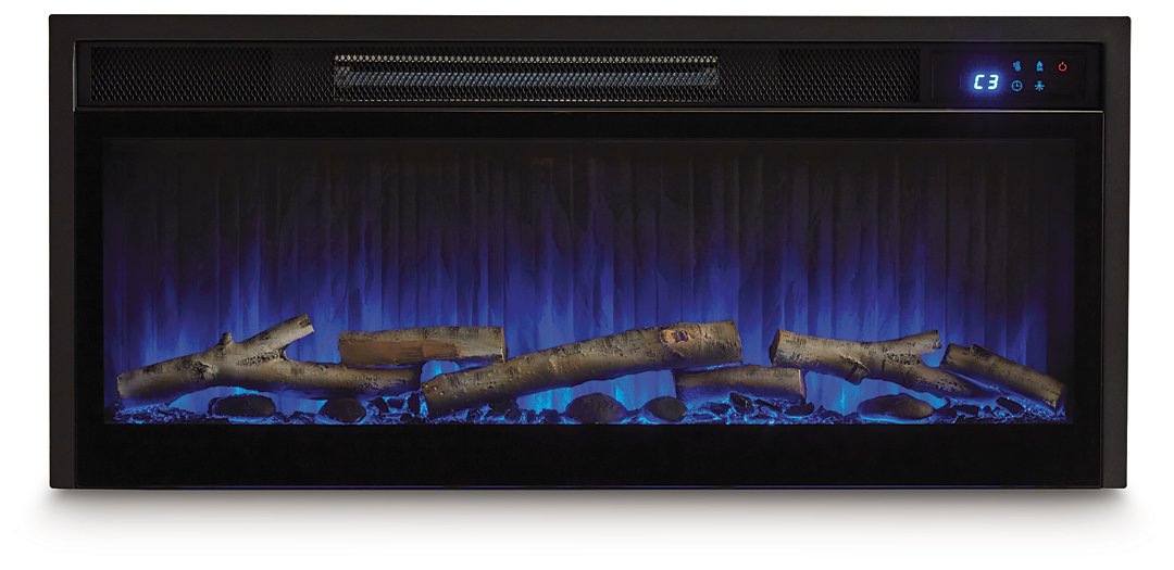 Zadilyn 72" TV Stand with Electric Fireplace - Golden Home Furniture 