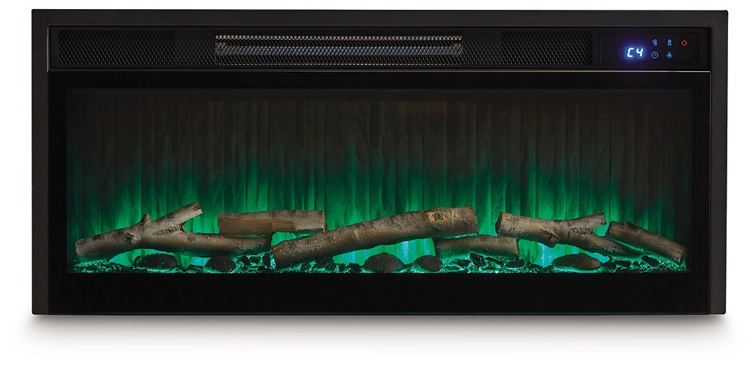 Zadilyn 72" TV Stand with Electric Fireplace - Golden Home Furniture 