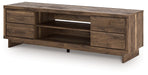 Zadilyn 72" TV Stand with Electric Fireplace - Golden Home Furniture 