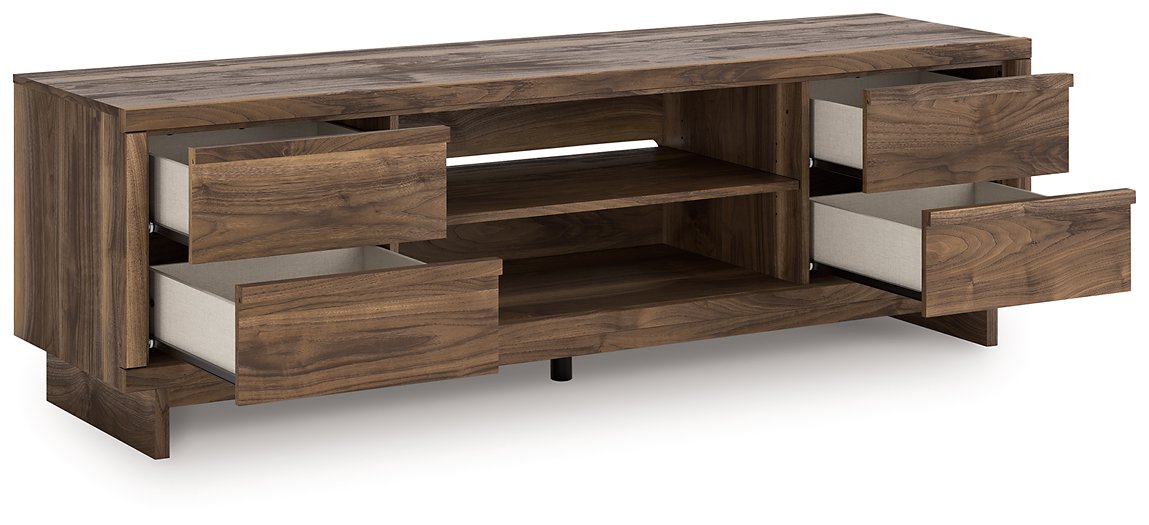 Zadilyn 72" TV Stand with Electric Fireplace - Golden Home Furniture 