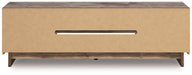 Zadilyn 72" TV Stand with Electric Fireplace - Golden Home Furniture 