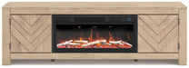 Cayboni 71" TV Stand with Electric Fireplace - Golden Home Furniture (Columbus, OH) - Multi Location