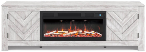 Cayboni 71" TV Stand with Electric Fireplace - Golden Home Furniture (Columbus, OH) - Multi Location