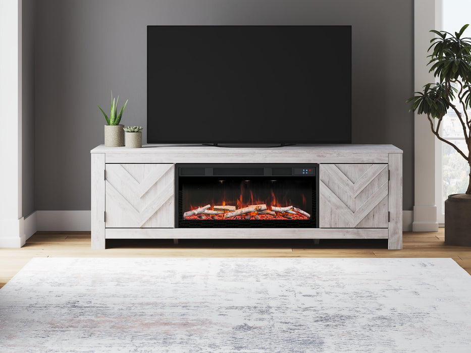 Cayboni 71" TV Stand with Electric Fireplace - Golden Home Furniture (Columbus, OH) - Multi Location