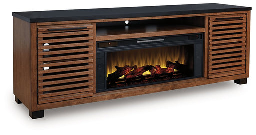 Kallari 84" TV Stand with Electric Fireplace - Golden Home Furniture (Columbus, OH) - Multi Location