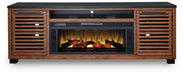 Kallari 84" TV Stand with Electric Fireplace - Golden Home Furniture (Columbus, OH) - Multi Location