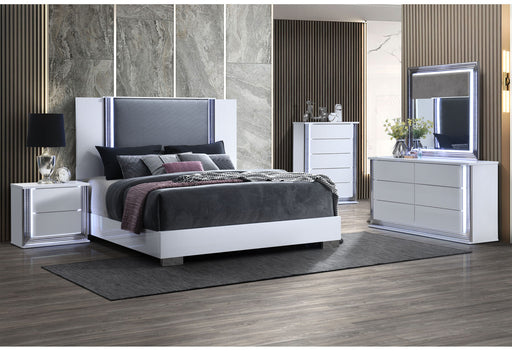 Ylime Smooth White Bed Group Fully Slatted - Golden Home Furniture (Columbus, OH) - Multi Location