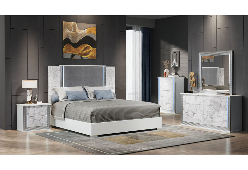 Ylime Smooth White Bed Group Fully Slatted - Golden Home Furniture (Columbus, OH) - Multi Location