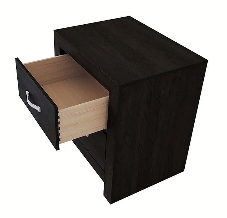 Crown Mark Furniture Jaylen 2 Drawer Nightstand in Black - Golden Home Furniture (Columbus, OH) - Multi Location
