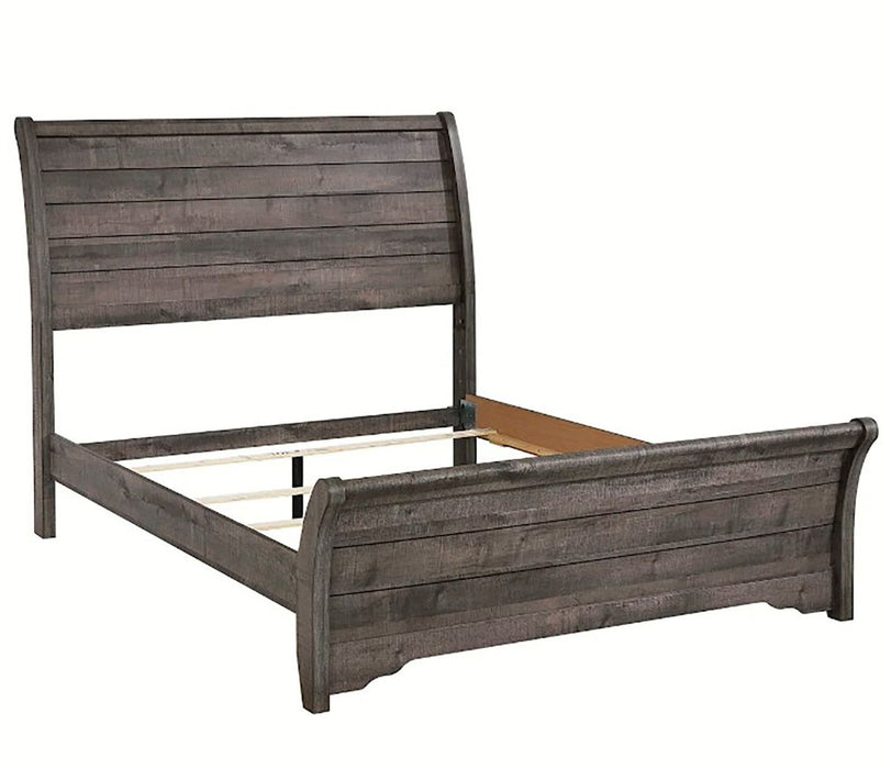 Crown Mark Furniture Coralee Queen Sleigh Bed in Gray B8100-Q - Golden Home Furniture (Columbus, OH) - Multi Location