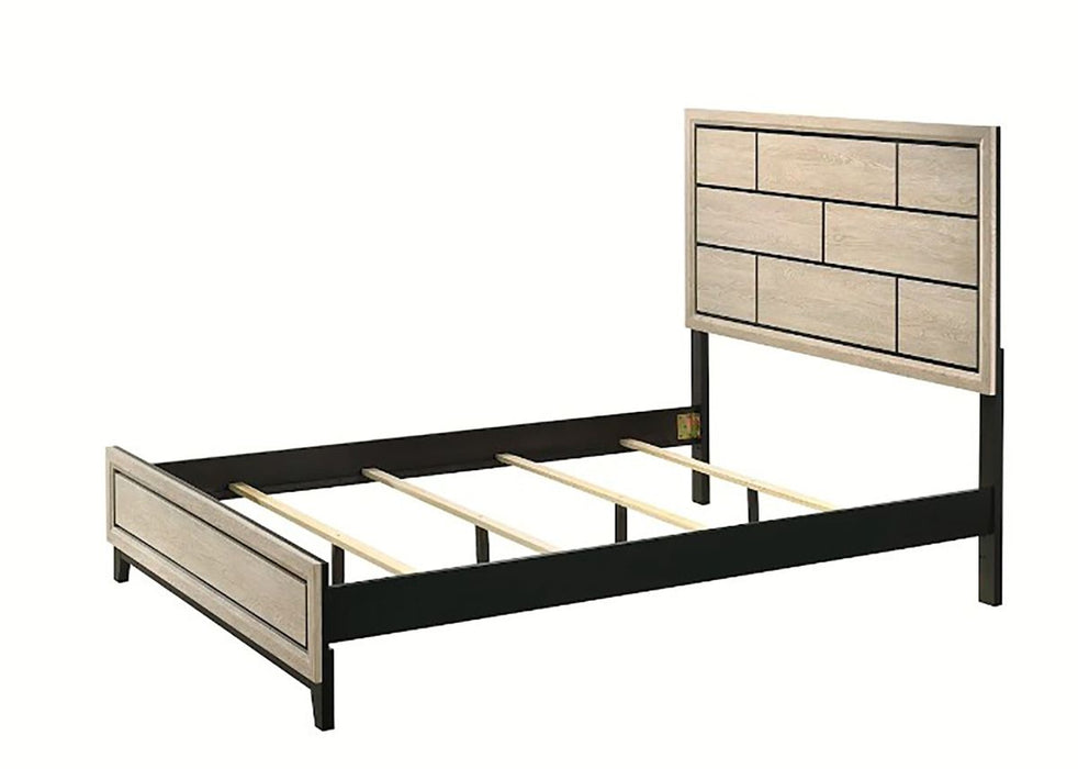 Crown Mark Furniture Akerson King Panel Bed in Beige B4630-K - Golden Home Furniture (Columbus, OH) - Multi Location
