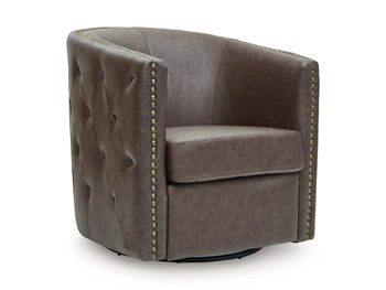 Brentlow Swivel Accent Chair - Golden Home Furniture (Columbus, OH) - Multi Location