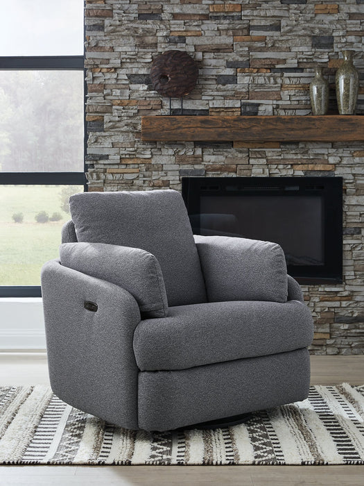 Alainmont Next-Gen Nuvella Swivel Power Recliner - Golden Home Furniture (Columbus, OH) - Multi Location