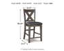 Caitbrook Counter Height Dining Set - Golden Home Furniture (Columbus, OH) - Multi Location
