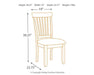 Berringer Dining Chair Set - Golden Home Furniture (Columbus, OH) - Multi Location