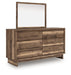 Chirason Dresser and Mirror - Golden Home Furniture (Columbus, OH) - Multi Location