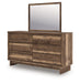 Chirason Dresser and Mirror - Golden Home Furniture (Columbus, OH) - Multi Location