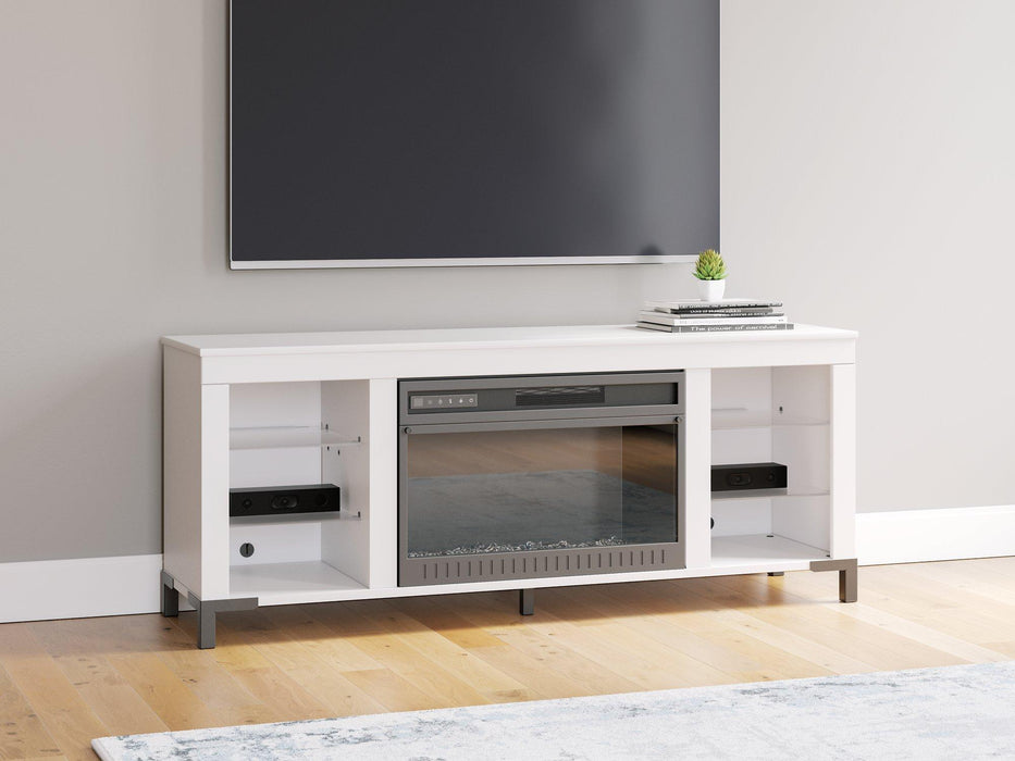 Brollevi 60" TV Stand with Electric Fireplace - Golden Home Furniture (Columbus, OH) - Multi Location