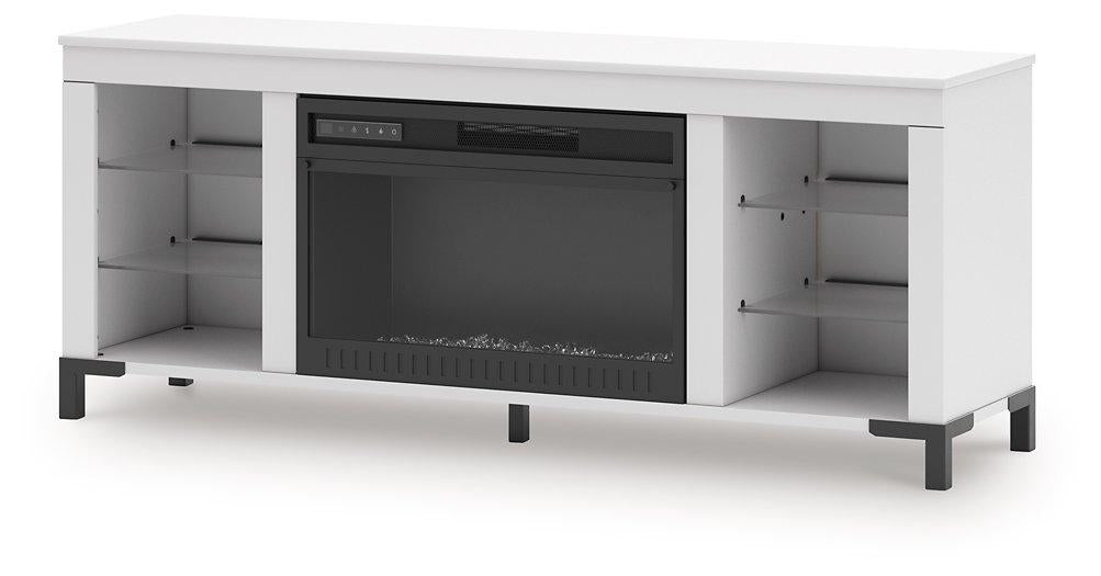Brollevi 60" TV Stand with Electric Fireplace - Golden Home Furniture (Columbus, OH) - Multi Location