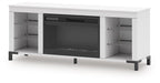 Brollevi 60" TV Stand with Electric Fireplace - Golden Home Furniture (Columbus, OH) - Multi Location