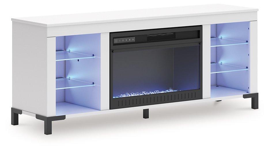 Brollevi 60" TV Stand with Electric Fireplace - Golden Home Furniture (Columbus, OH) - Multi Location