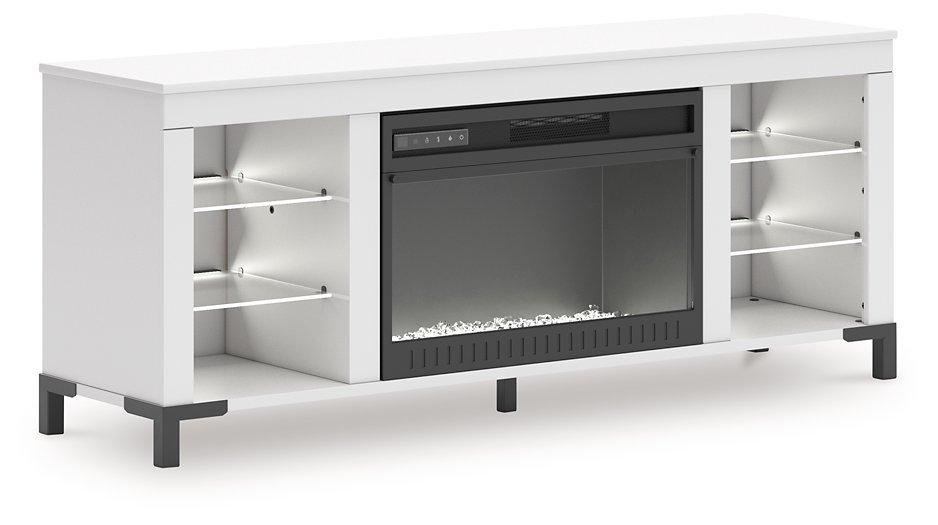 Brollevi 60" TV Stand with Electric Fireplace - Golden Home Furniture (Columbus, OH) - Multi Location