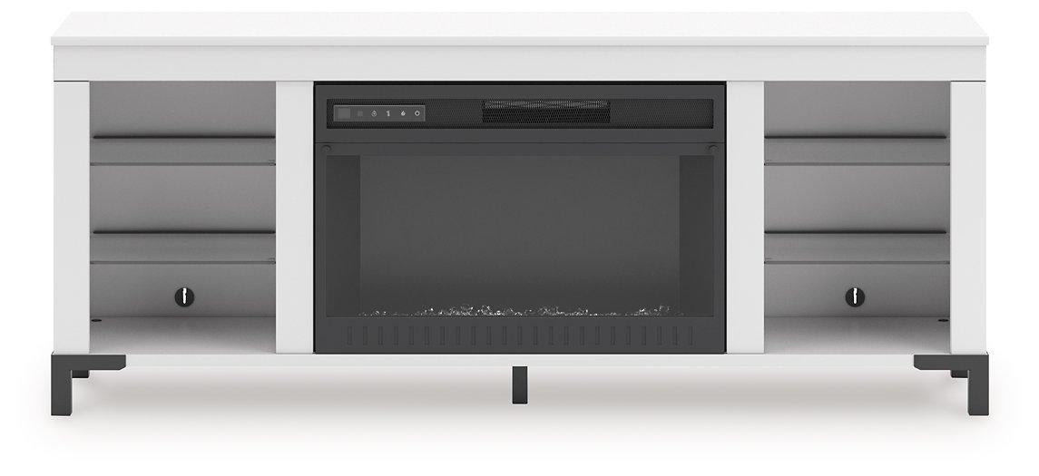 Brollevi 60" TV Stand with Electric Fireplace - Golden Home Furniture (Columbus, OH) - Multi Location