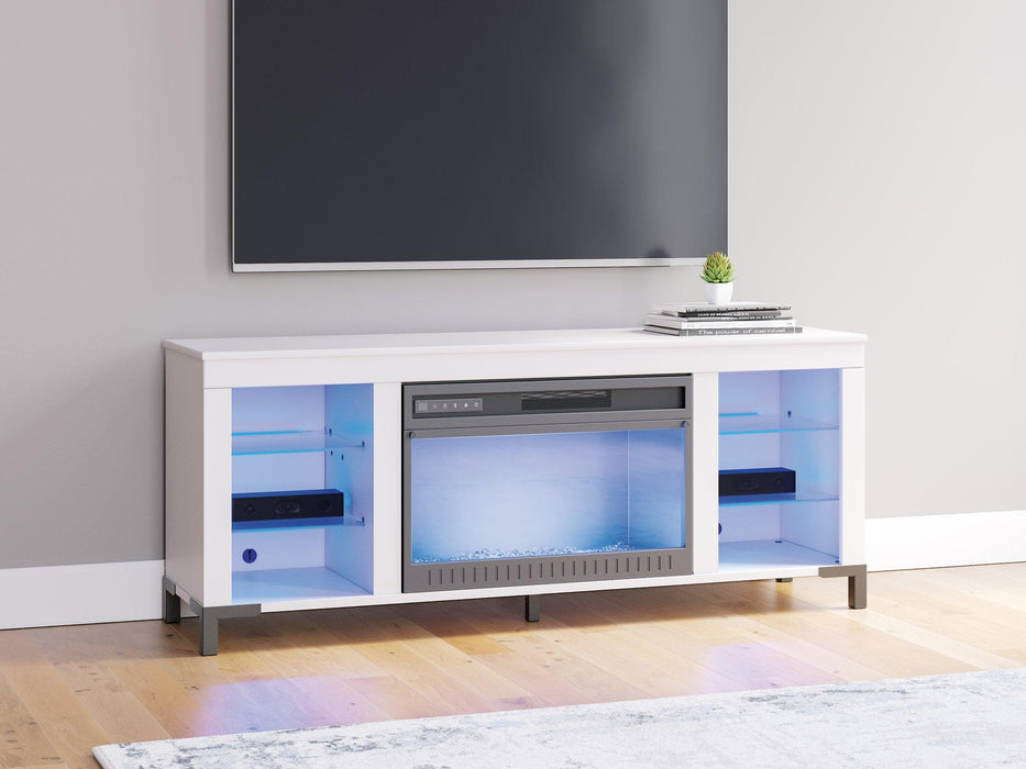 Brollevi 60" TV Stand with Electric Fireplace - Golden Home Furniture (Columbus, OH) - Multi Location