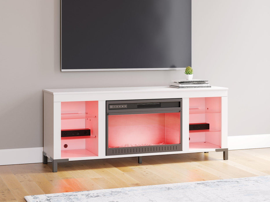 Brollevi 60" TV Stand with Electric Fireplace - Golden Home Furniture (Columbus, OH) - Multi Location