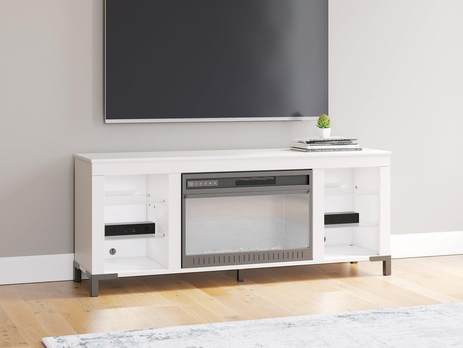 Brollevi 60" TV Stand with Electric Fireplace - Golden Home Furniture (Columbus, OH) - Multi Location