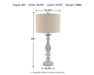 Bernadate Lamp Set - Golden Home Furniture (Columbus, OH) - Multi Location