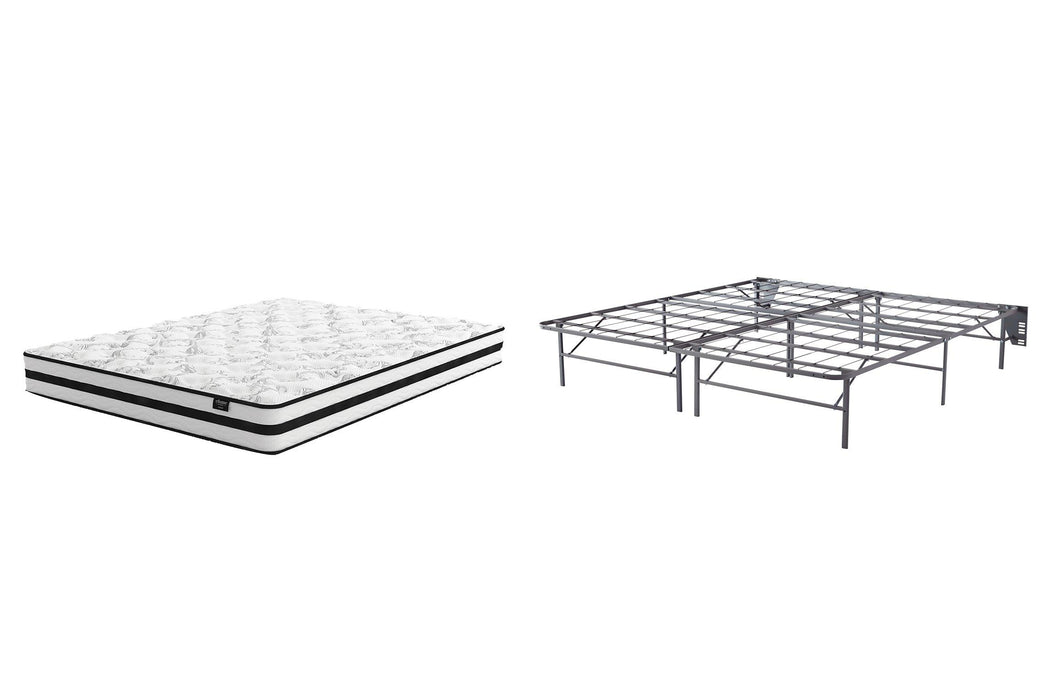 8 Inch Chime Innerspring Mattress Set - Golden Home Furniture (Columbus, OH) - Multi Location