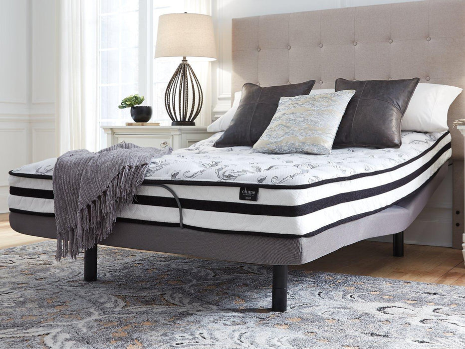 8 Inch Chime Innerspring Mattress Set - Golden Home Furniture (Columbus, OH) - Multi Location