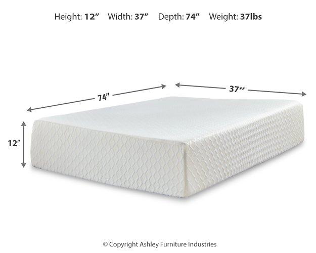Chime 12 Inch Memory Foam Mattress in a Box - Golden Home Furniture (Columbus, OH) - Multi Location