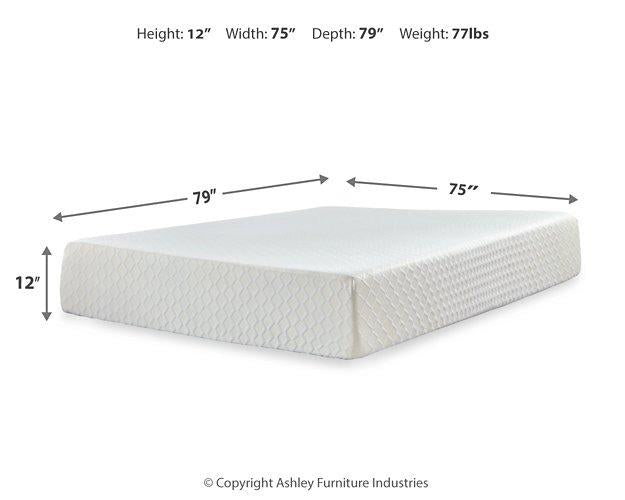Chime 12 Inch Memory Foam Mattress in a Box - Golden Home Furniture (Columbus, OH) - Multi Location