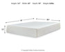 Chime 12 Inch Memory Foam Mattress in a Box - Golden Home Furniture (Columbus, OH) - Multi Location