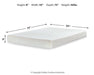 Chime 8 Inch Memory Foam Mattress in a Box - Golden Home Furniture (Columbus, OH) - Multi Location
