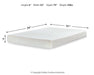 Chime 8 Inch Memory Foam Mattress in a Box - Golden Home Furniture (Columbus, OH) - Multi Location