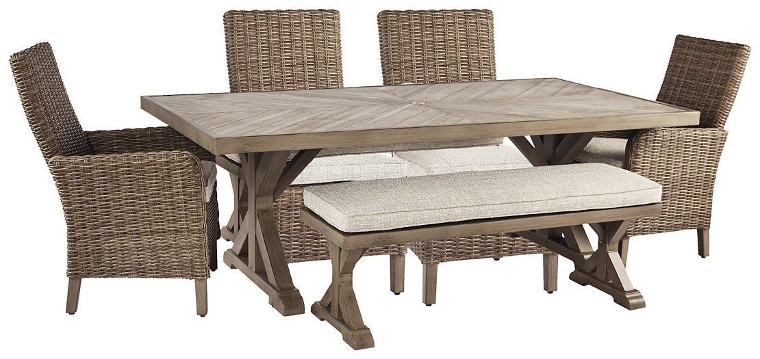 Beachcroft Outdoor Dining Set - Golden Home Furniture (Columbus, OH) - Multi Location