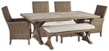 Beachcroft Outdoor Dining Set - Golden Home Furniture (Columbus, OH) - Multi Location