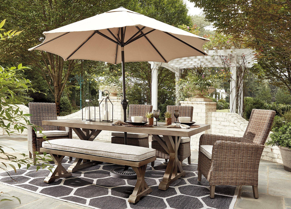 Beachcroft Outdoor Dining Set - Golden Home Furniture (Columbus, OH) - Multi Location