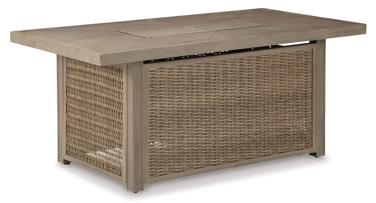 Beachcroft Outdoor Sofa, Lounge Chairs and Fire Pit - Golden Home Furniture (Columbus, OH) - Multi Location