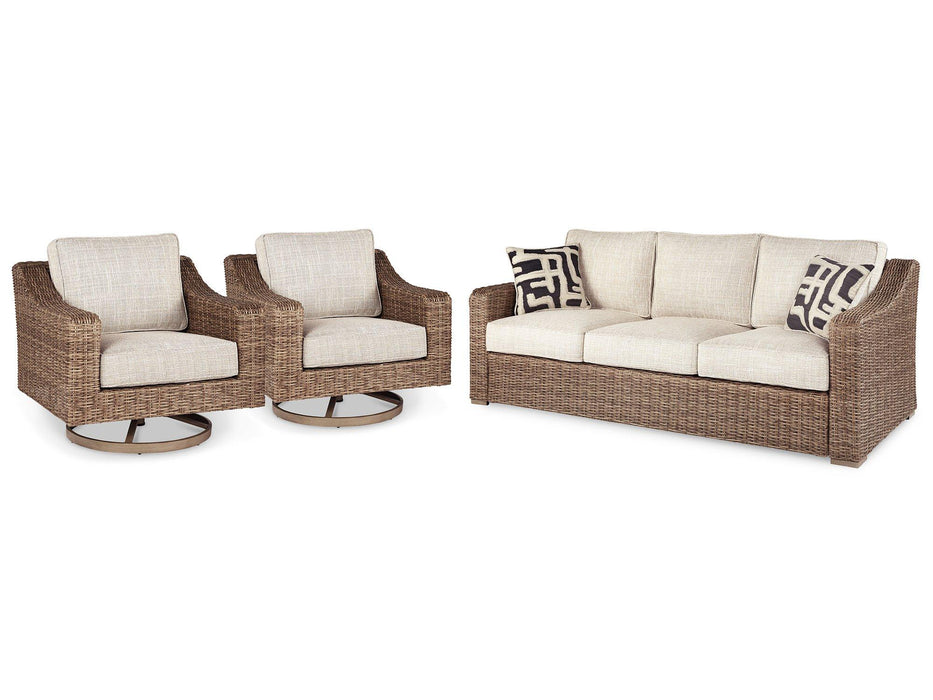 Beachcroft Outdoor Seating Set - Golden Home Furniture (Columbus, OH) - Multi Location
