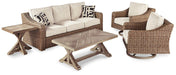 Beachcroft Outdoor Seating Set - Golden Home Furniture (Columbus, OH) - Multi Location