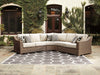 Beachcroft Outdoor Seating Set - Golden Home Furniture (Columbus, OH) - Multi Location