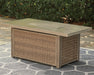 Beachcroft Beachcroft Fire Pit Table with Four Nuvella Swivel Lounge Chairs - Golden Home Furniture (Columbus, OH) - Multi Location