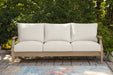 Carter Hall Outdoor Sofa with Cushion - Golden Home Furniture (Columbus, OH) - Multi Location