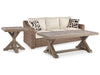 Beachcroft Beachcroft Nuvella Sofa with Coffee and End Table - Golden Home Furniture (Columbus, OH) - Multi Location